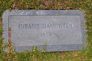 Infant Jones footstone