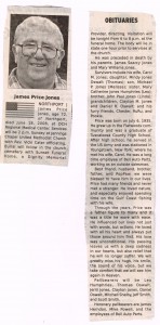 James Price Jones Obituary- 1