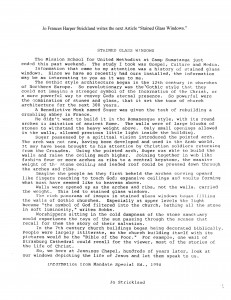 Jo Frances Strickland wrote this article