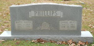 Phillips Headstone