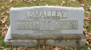 Smalley Headstone
