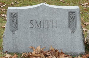 Smith headstone