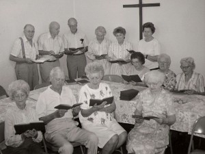 This picture is dated in the 1980's. Some of the members included Walter Strickland, Jo Frances Strickland, Sara Brunette, Mattie Phillips, Verlie Harper, Bob Feigles, Ruth Feigles, Minnie Pennington