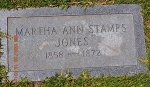 Jones, Martha Ann Stamps