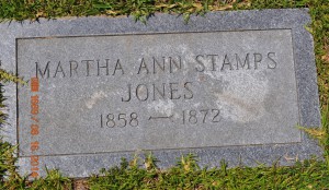 Jones, Martha Ann Stamps