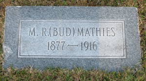 M R Bud Mathies